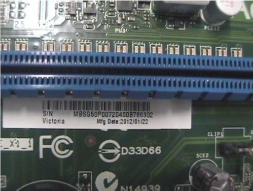 Acer Aspire M3970 socket 1155 IPISB-VR mainboard MB.SG50P.007 te